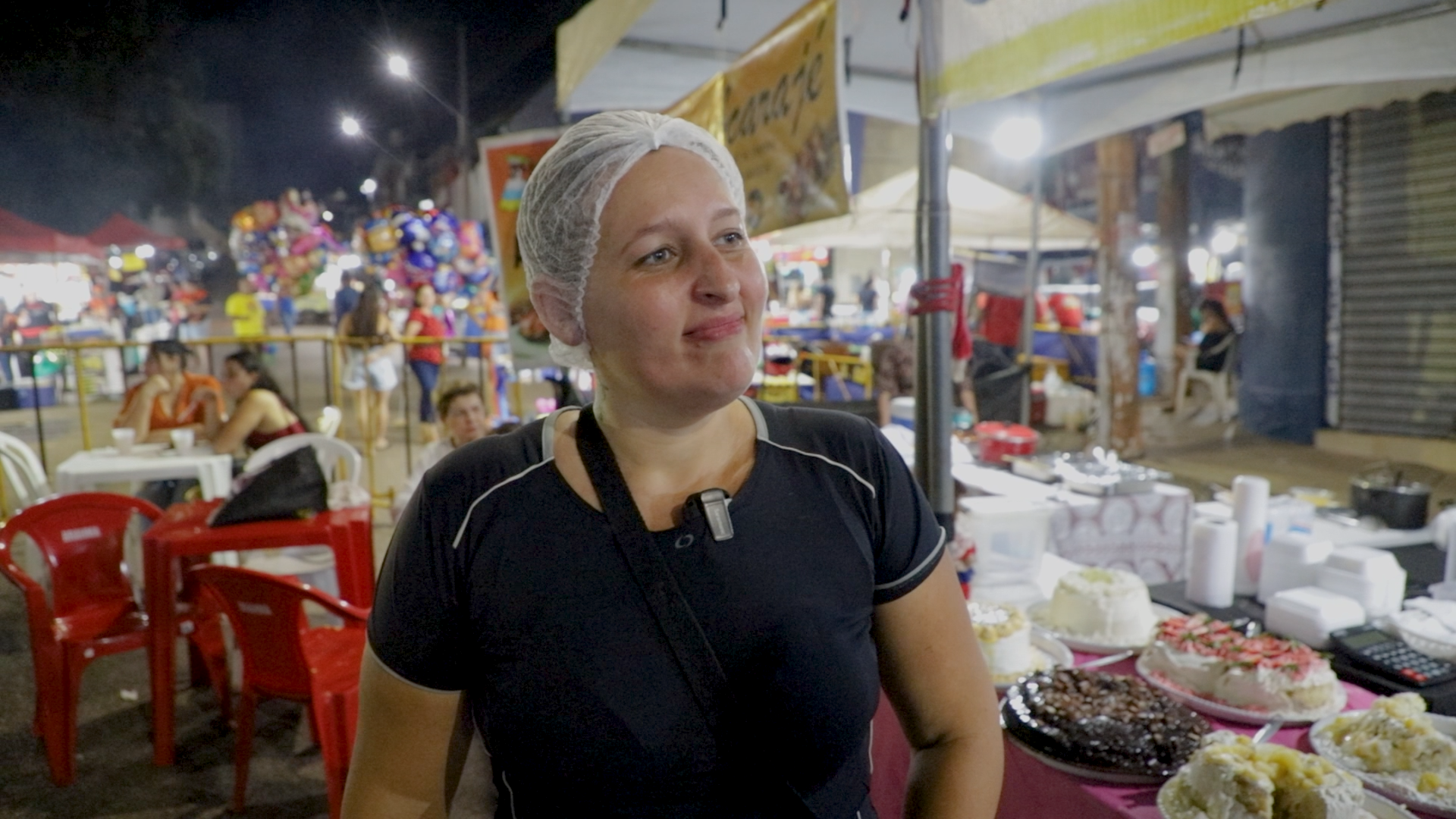 Jéssica Gonçalves, da barraca Doce Mistério, participou pela primeira vez do evento