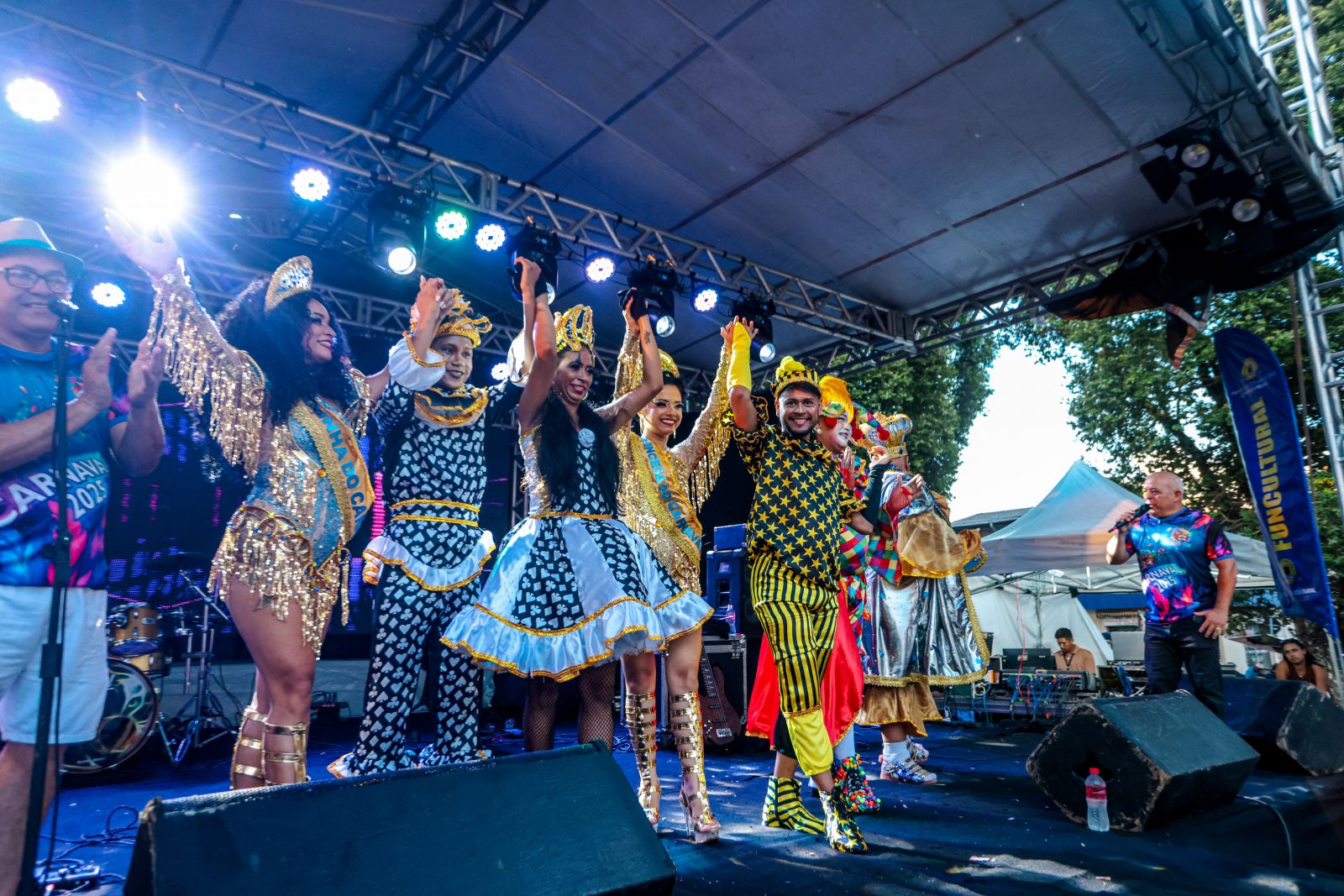 Corte do Rei Momo também esteve no Curumim Folia 