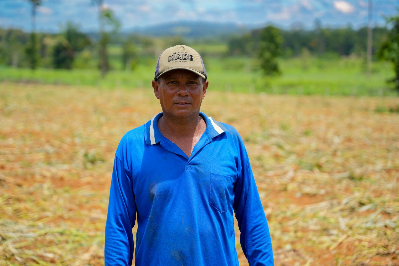 Ivone Fagundes passou a economizar para carregar os caminhões e levar sua lavoura para a cidade