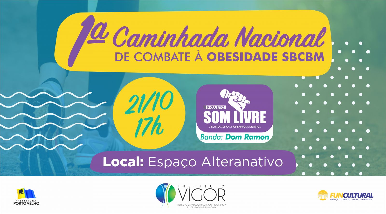Caminhada de Combate a Obesidade e Som Livre