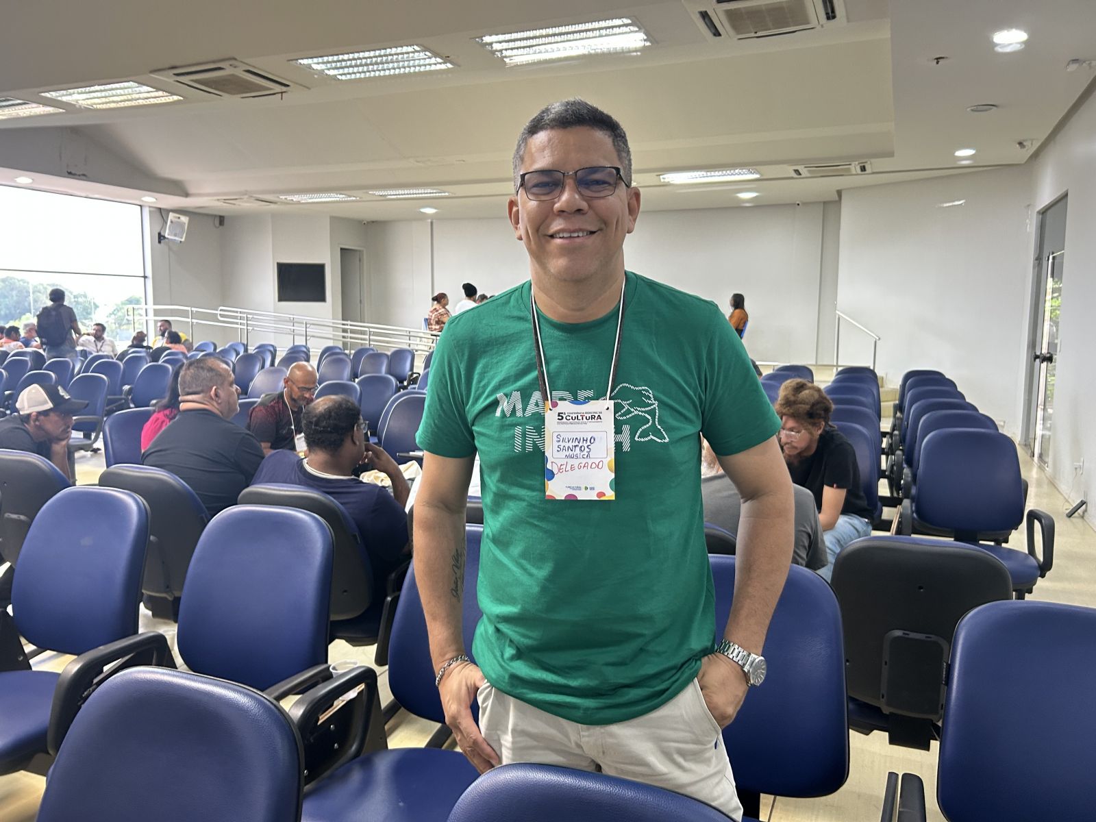 Sílvio Santos Júnior (Silvinho), foi outro que participou da Conferência