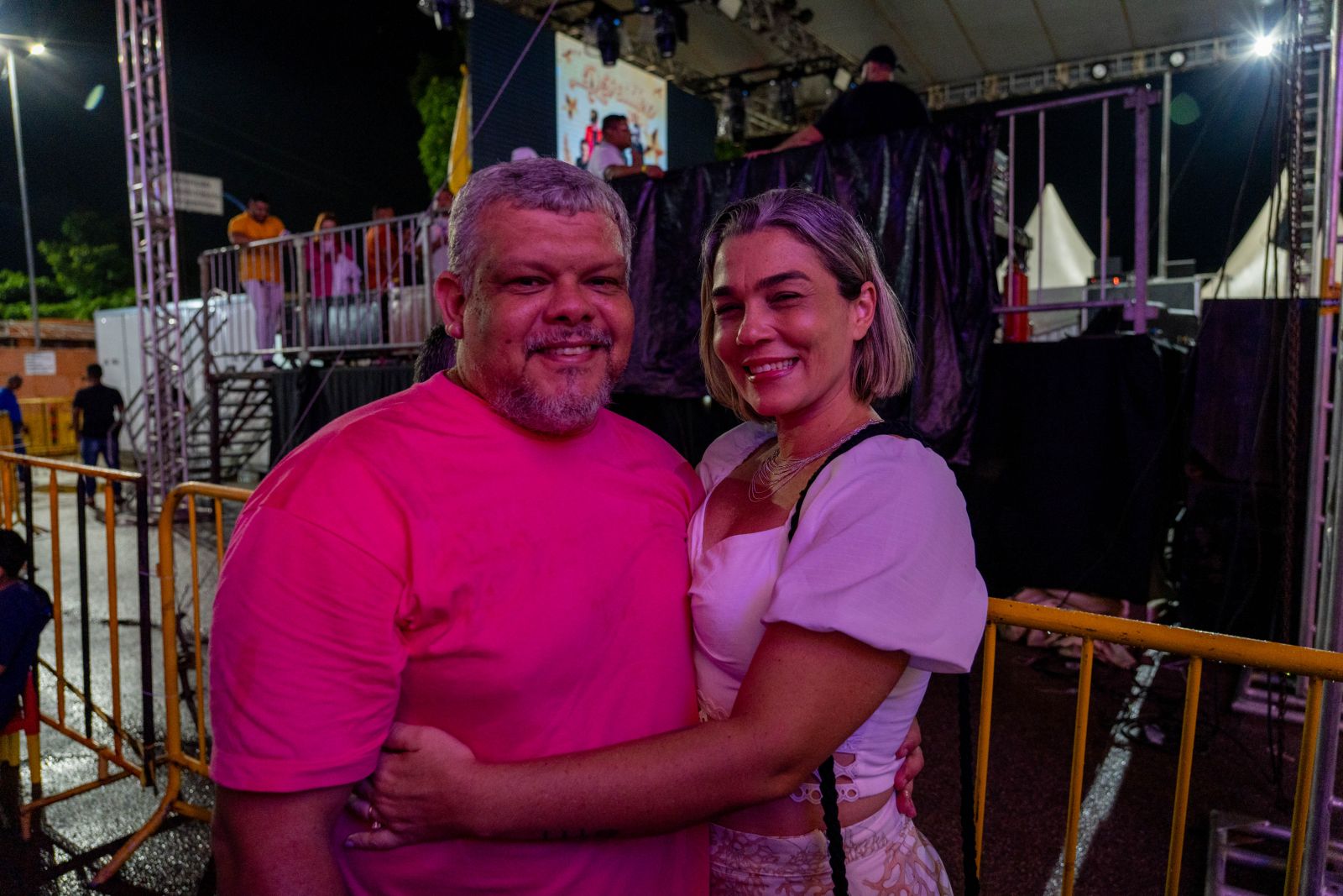 Casal aproveitou a festividade para relembrar os tempos de namoro